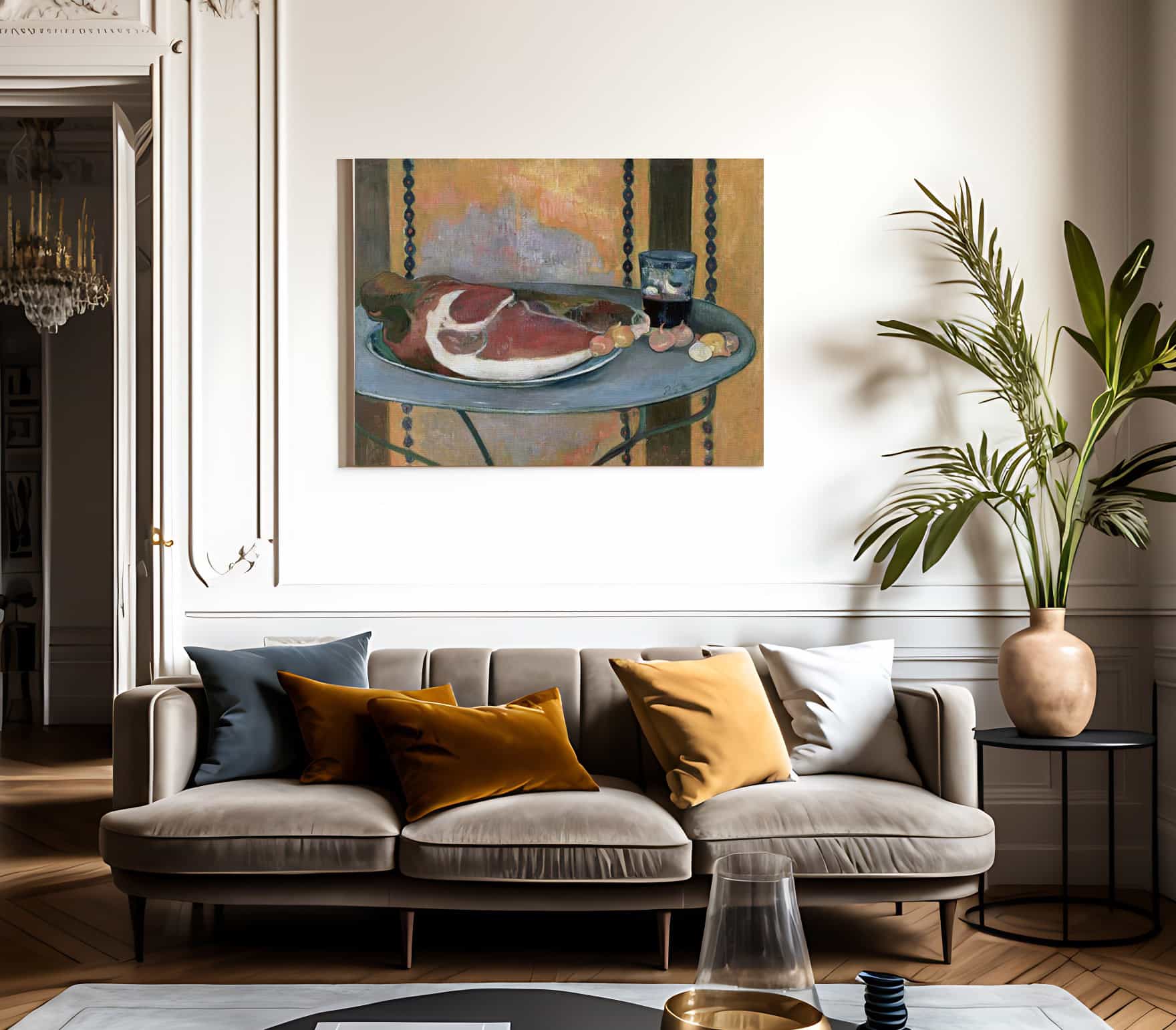 The Ham By Eugene Henri Paul Gauguin Fine Art Print