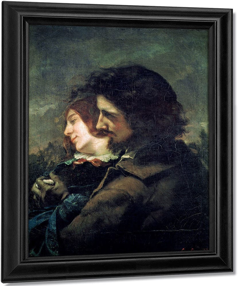 The Happy Lovers By Jean Desire Gustave Courbet Fine Art Print