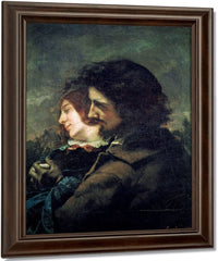 The Happy Lovers By Jean Desire Gustave Courbet Fine Art Print