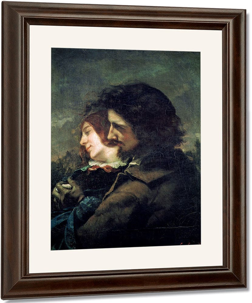 The Happy Lovers By Jean Desire Gustave Courbet Fine Art Print