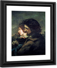 The Happy Lovers By Jean Desire Gustave Courbet Fine Art Print