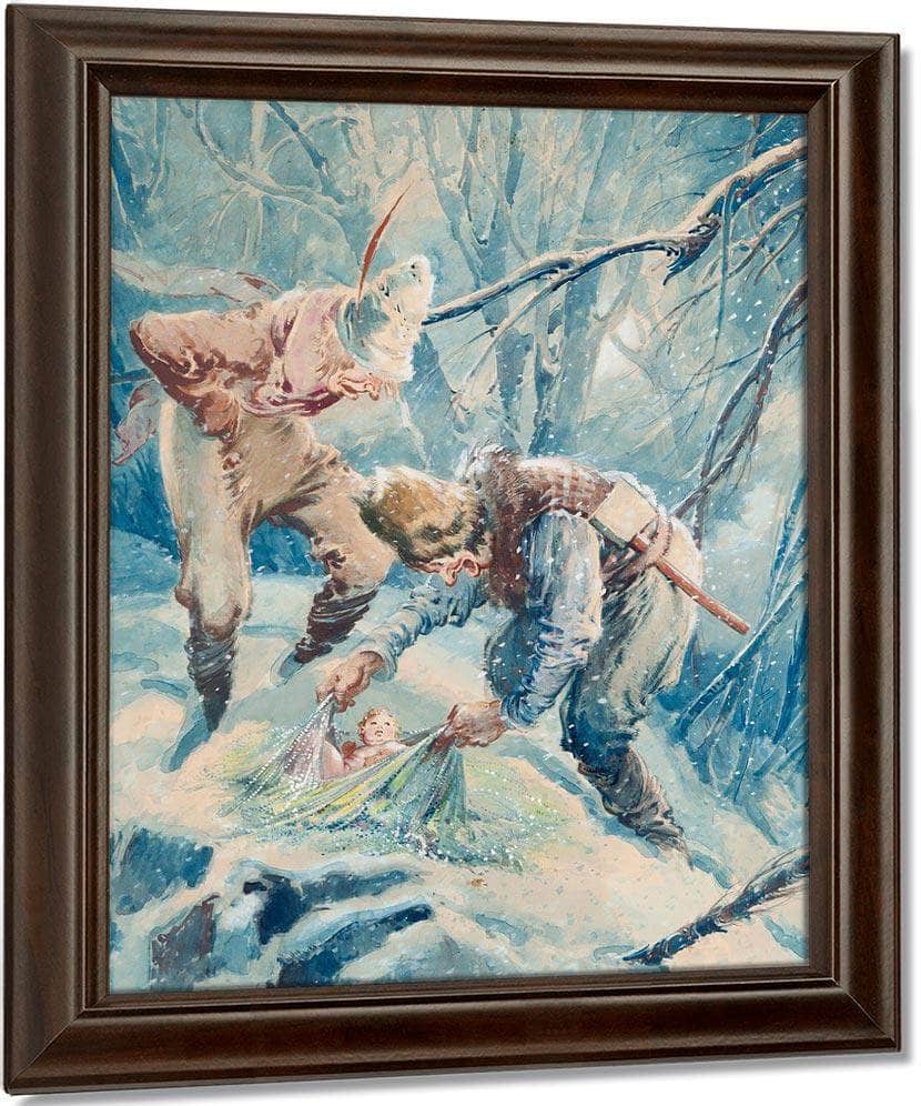 The Happy Prince And Other Tales Story Illustration Page 109 1940 By Everett Shinn Fine Art Print