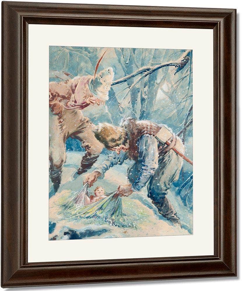 The Happy Prince And Other Tales Story Illustration Page 109 1940 By Everett Shinn Fine Art Print