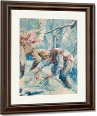 The Happy Prince And Other Tales Story Illustration Page 109 1940 By Everett Shinn Fine Art Print