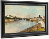 The Harbor At Lorient Berthe Morisot Fine Art Print