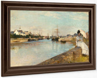 The Harbor At Lorient Berthe Morisot Fine Art Print
