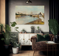 The Harbor At Lorient Berthe Morisot Fine Art Print