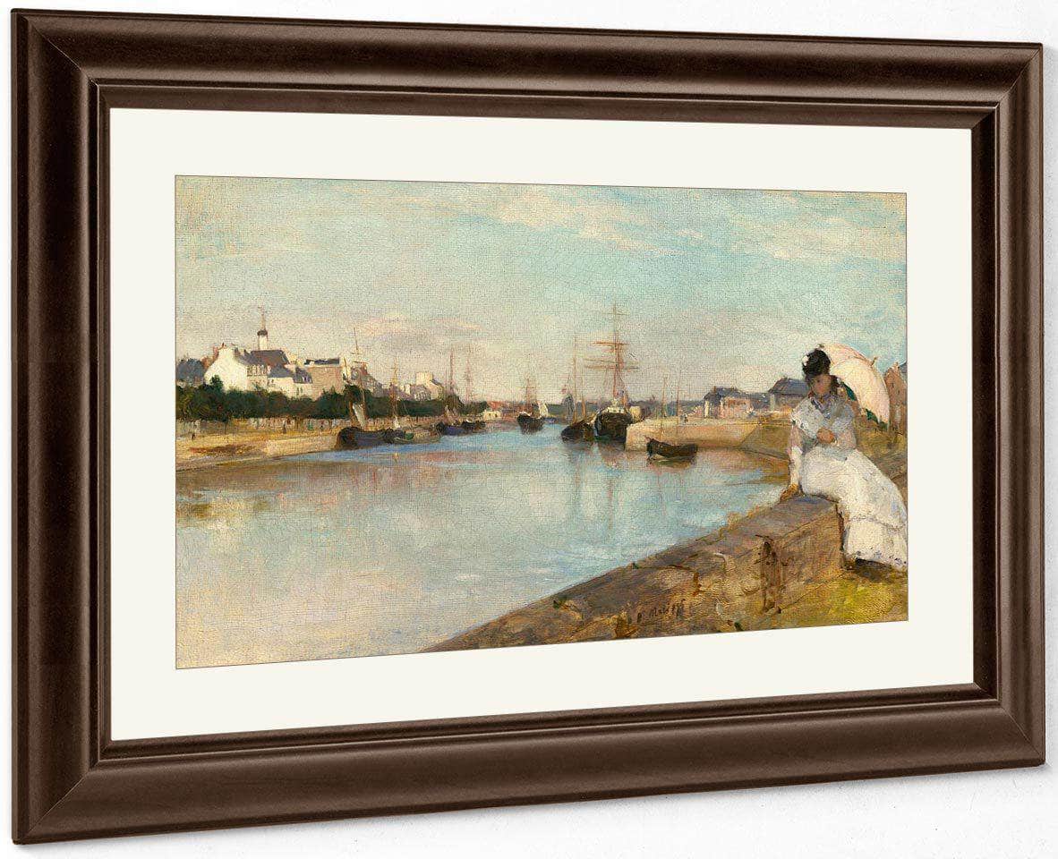 The Harbor At Lorient Berthe Morisot Fine Art Print