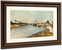 The Harbor At Lorient Berthe Morisot Fine Art Print