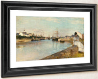 The Harbor At Lorient Berthe Morisot Fine Art Print