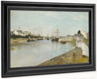 The Harbor At Lorient By Berthe Morisot Fine Art Print