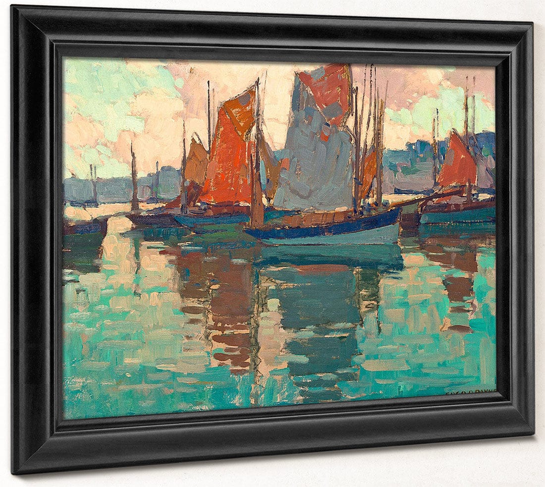 The Harbor, Douarnenez, France By Edgar Payne Fine Art Print