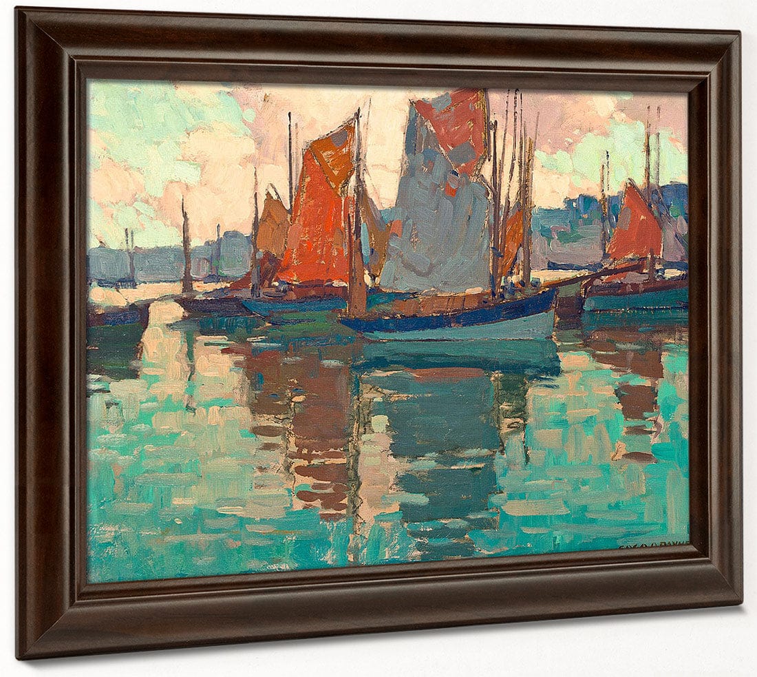 The Harbor, Douarnenez, France By Edgar Payne Fine Art Print