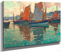 The Harbor, Douarnenez, France By Edgar Payne Fine Art Print