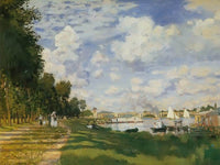 The Harbour At Argenteuil By Claude Monet Fine Art Print