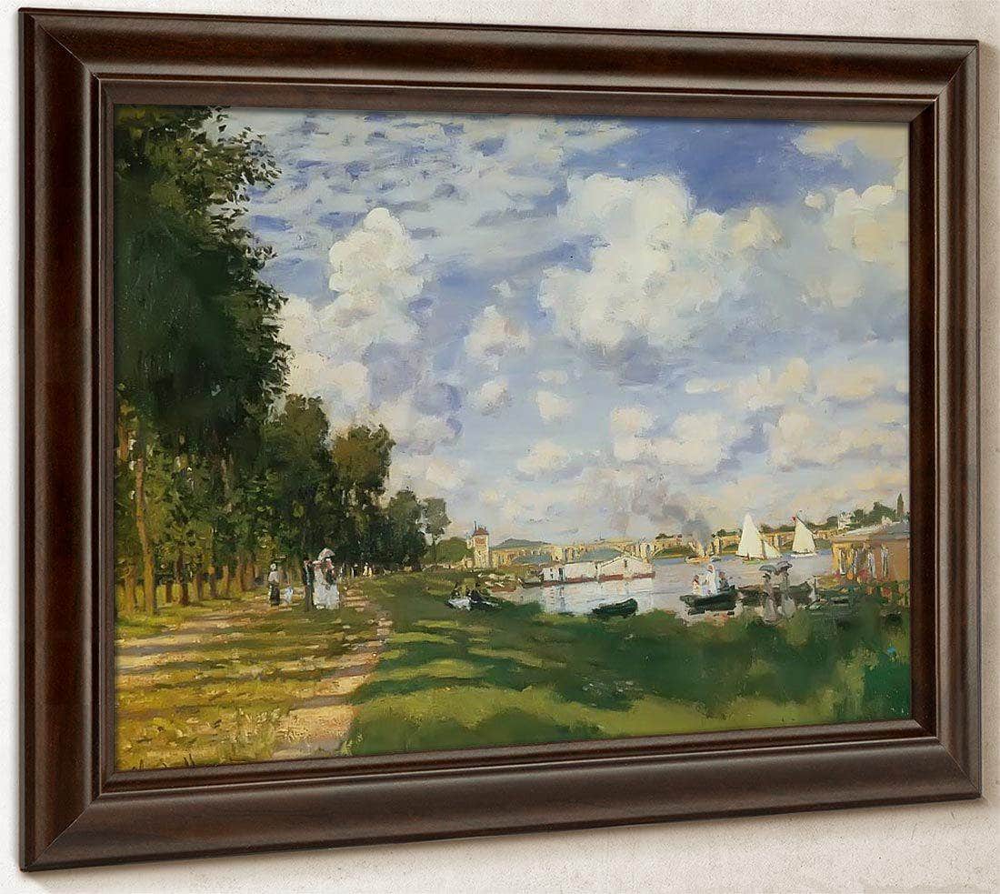 The Harbour At Argenteuil By Claude Monet Fine Art Print