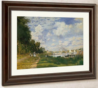 The Harbour At Argenteuil By Claude Monet Fine Art Print
