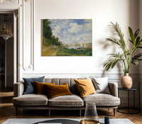 The Harbour At Argenteuil By Claude Monet Fine Art Print