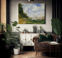 The Harbour At Argenteuil By Claude Monet Fine Art Print