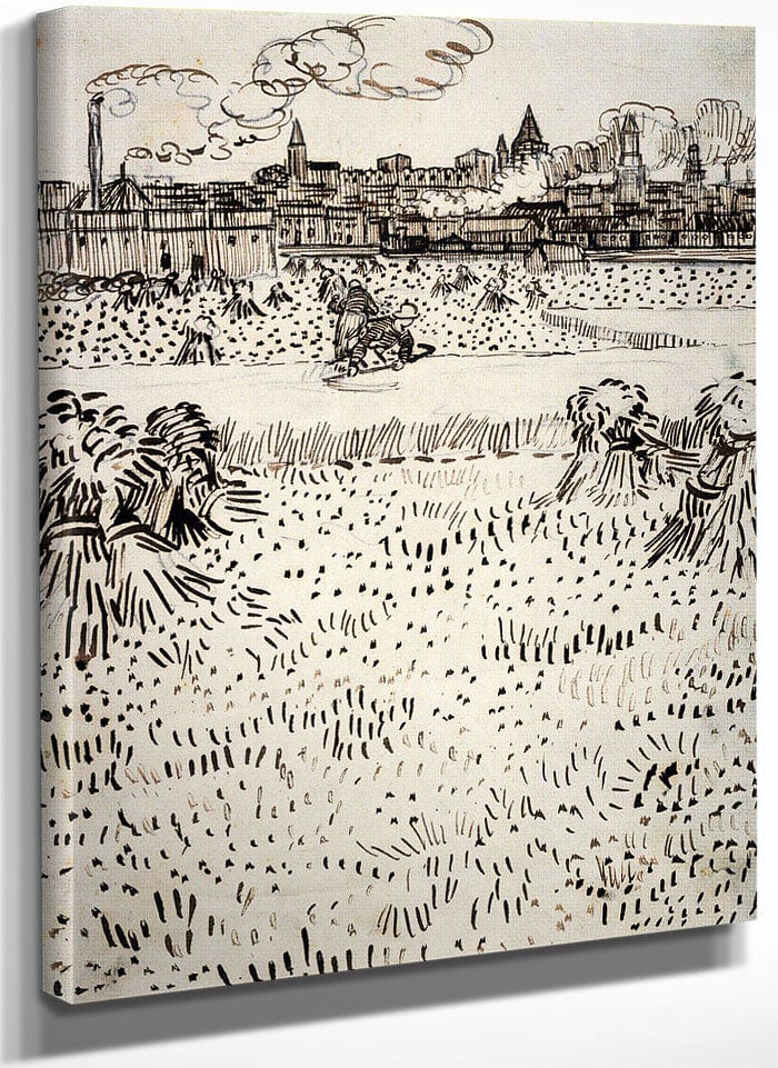 The Harvest By Vincent Van Gogh Fine Art Print