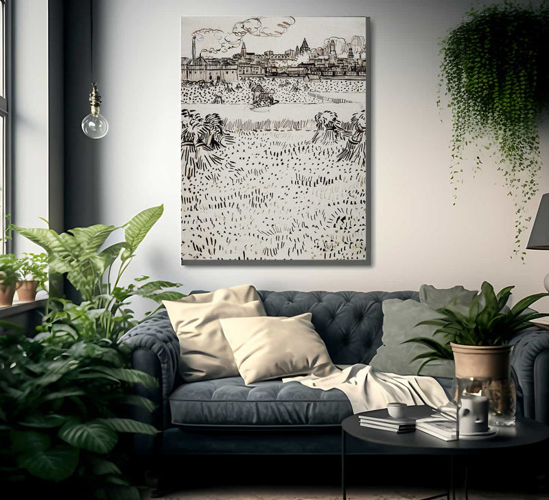 The Harvest By Vincent Van Gogh Fine Art Print