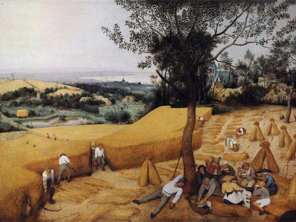 The Harvesters 1565 119X162Cm Met By The Elder Fine Art Print
