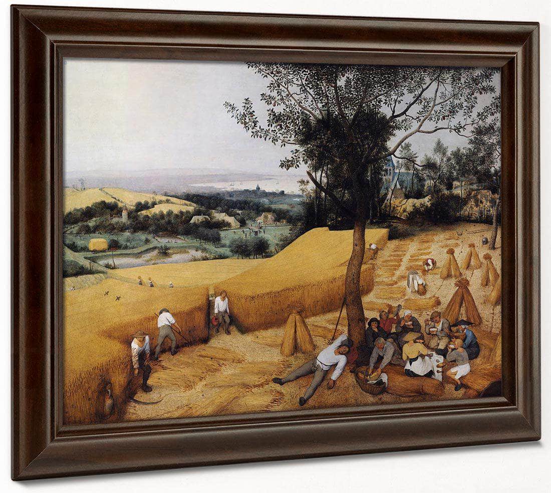 The Harvesters 1565 119X162Cm Met By The Elder Fine Art Print
