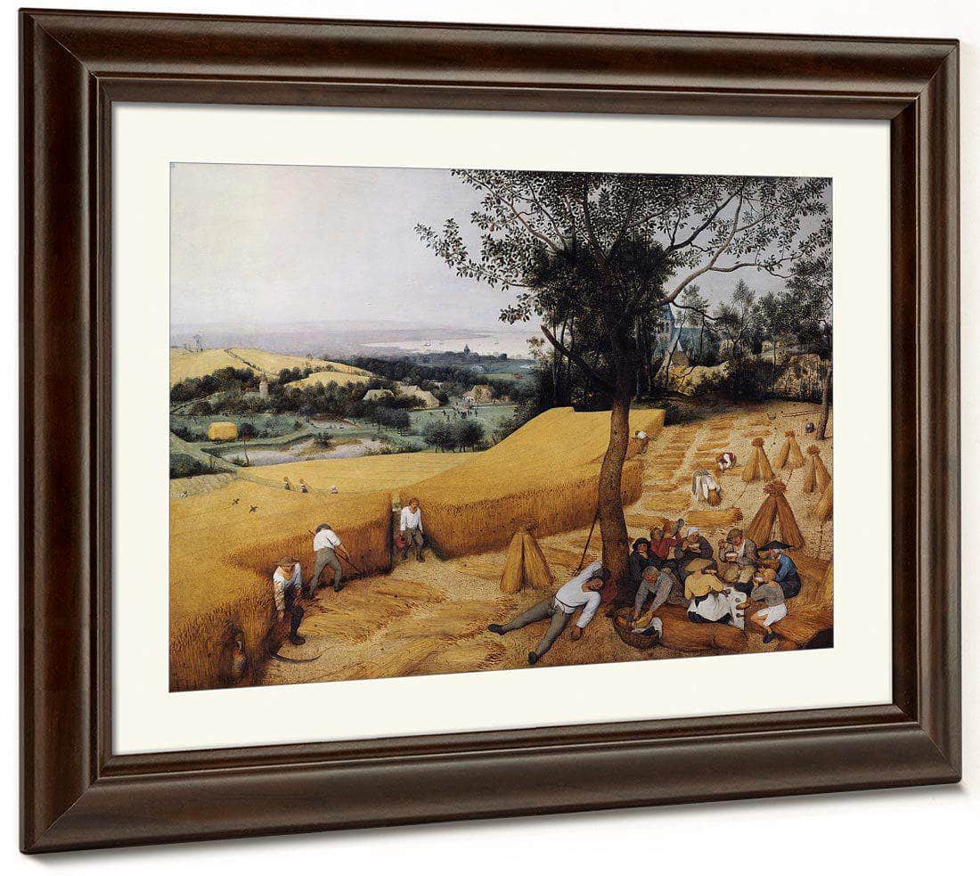 The Harvesters 1565 119X162Cm Met By The Elder Fine Art Print