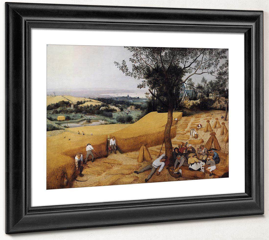 The Harvesters 1565 119X162Cm Met By The Elder Fine Art Print