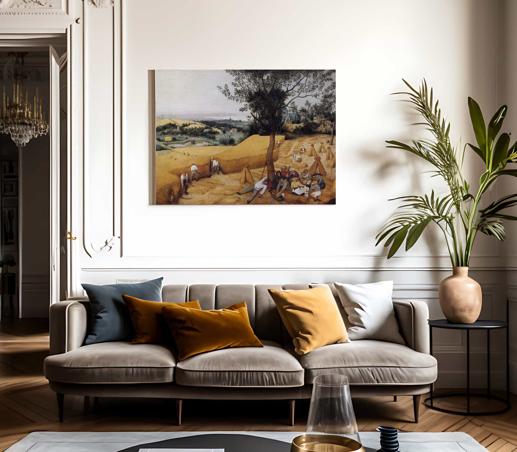 The Harvesters 1565 119X162Cm Met By The Elder Fine Art Print