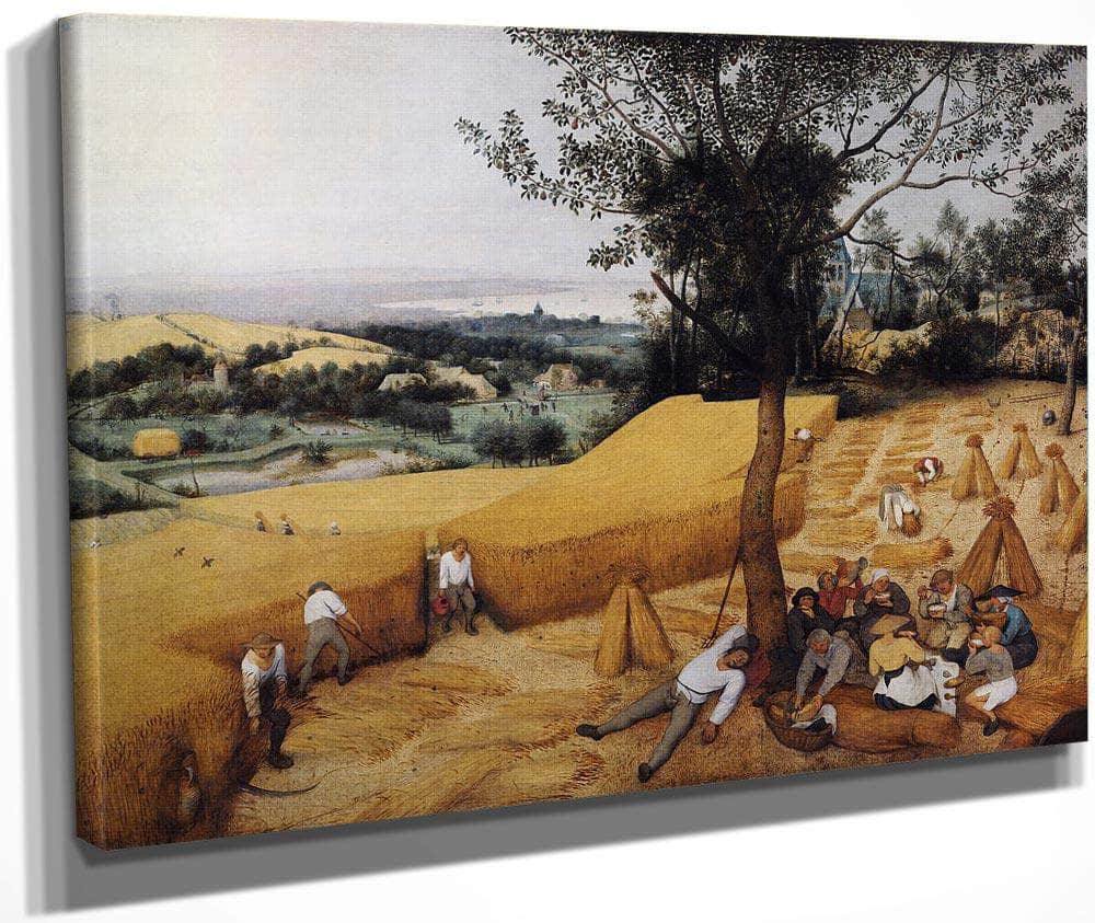 The Harvesters 1565 119X162Cm Met By The Elder Fine Art Print