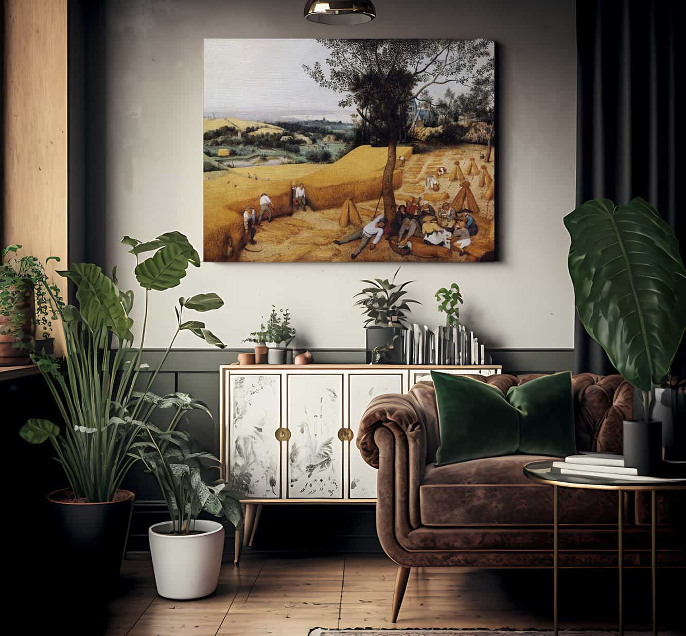 The Harvesters 1565 119X162Cm Met By The Elder Fine Art Print