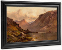 The Head Of Loch Awe Scotland By Alfred De Breanski Fine Art Print