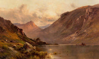 The Head Of Loch Awe Scotland By Alfred De Breanski Fine Art Print