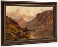 The Head Of Loch Awe Scotland By Alfred De Breanski Fine Art Print