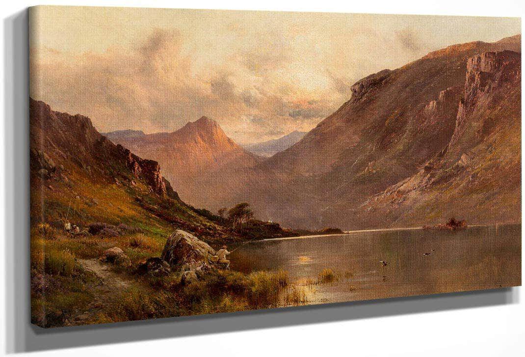 The Head Of Loch Awe Scotland By Alfred De Breanski Fine Art Print