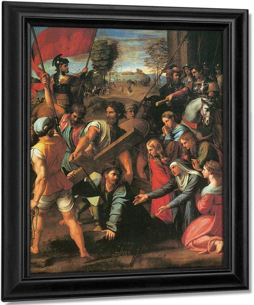 The Hill Of Calvary By Raphael Fine Art Print