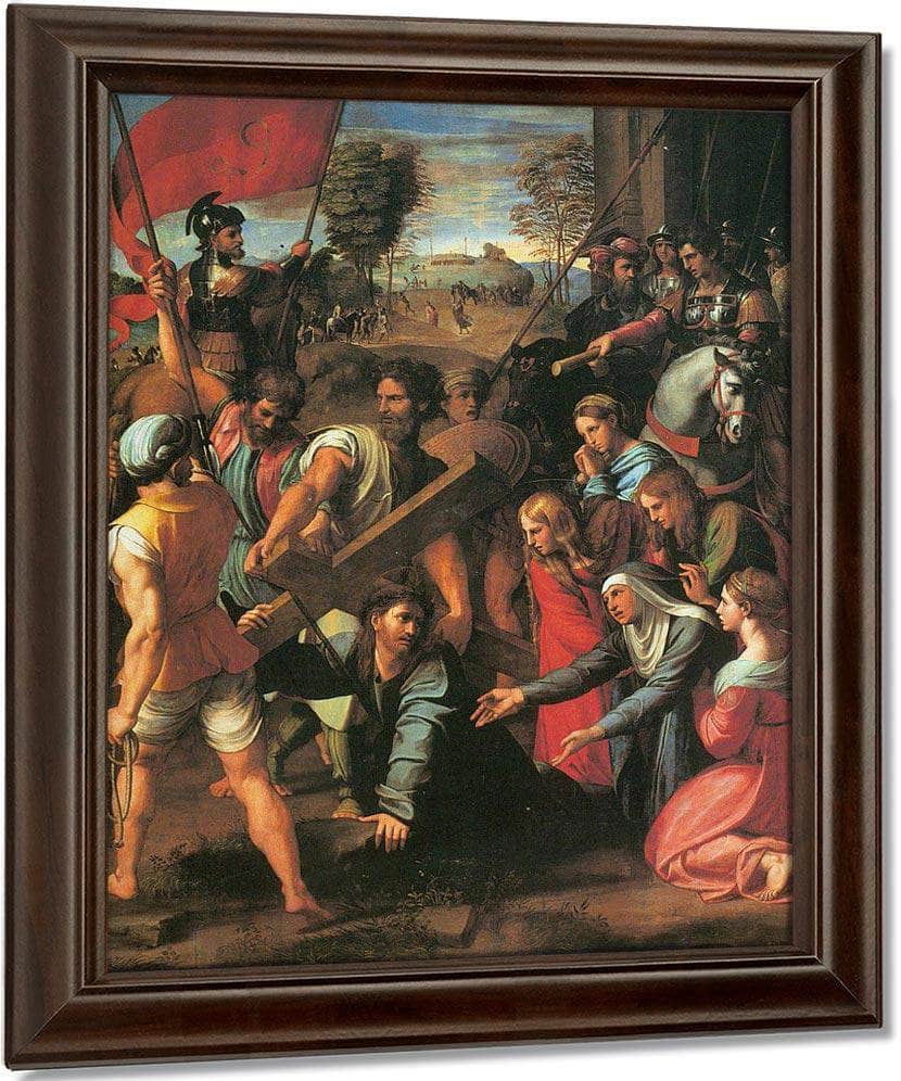 The Hill Of Calvary By Raphael Fine Art Print