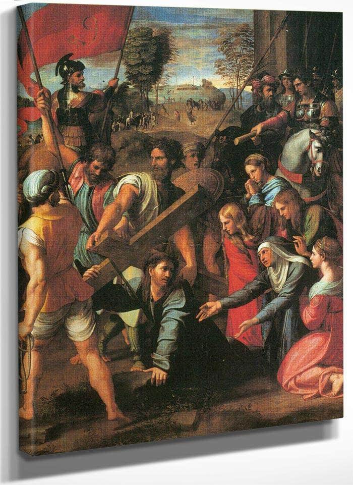 The Hill Of Calvary By Raphael Fine Art Print