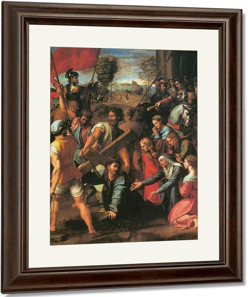 The Hill Of Calvary By Raphael Fine Art Print