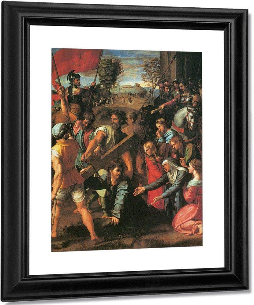The Hill Of Calvary By Raphael Fine Art Print
