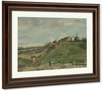 The Hill Of Montmartre With Stone Quarry By Vincent Van Gogh Fine Art Print