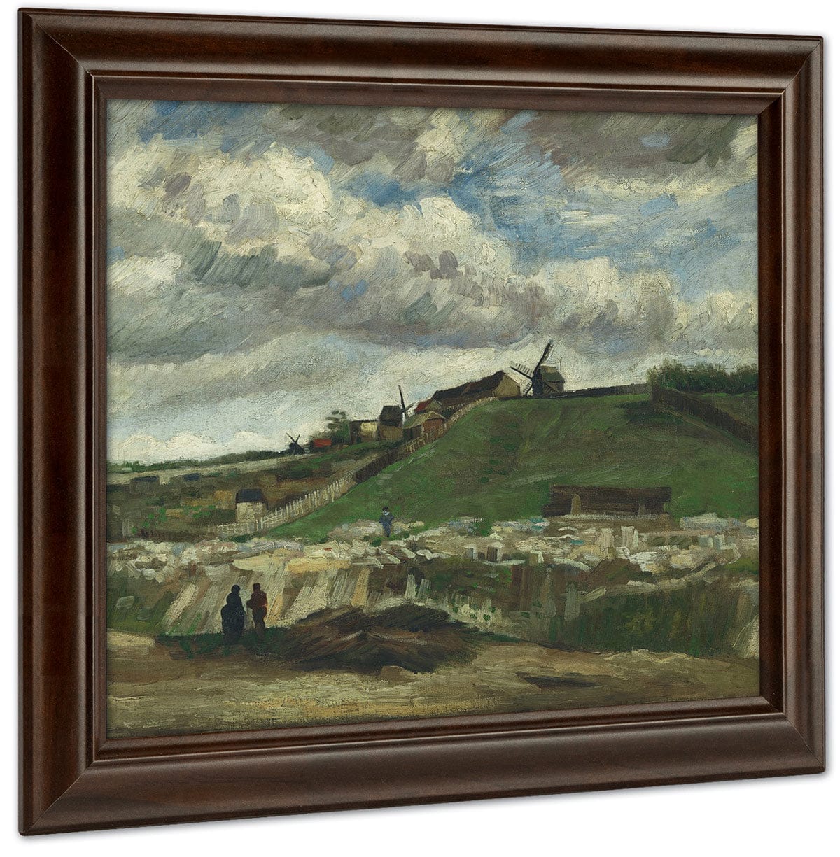 The Hill Of Montmartre With Stone Quarry Paris Jun Jul 1886 (La Colina De Montmartre Y La Cantera De Piedra Paris) By Vincent Van Gogh Fine Art Print