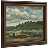 The Hill Of Montmartre With Stone Quarry Paris Jun Jul 1886 (La Colina De Montmartre Y La Cantera De Piedra Paris) By Vincent Van Gogh Fine Art Print