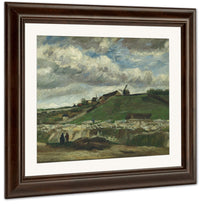 The Hill Of Montmartre With Stone Quarry Paris Jun Jul 1886 (La Colina De Montmartre Y La Cantera De Piedra Paris) By Vincent Van Gogh Fine Art Print
