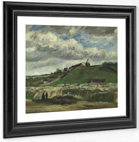 The Hill Of Montmartre With Stone Quarry Paris Jun Jul 1886 (La Colina De Montmartre Y La Cantera De Piedra Paris) By Vincent Van Gogh Fine Art Print