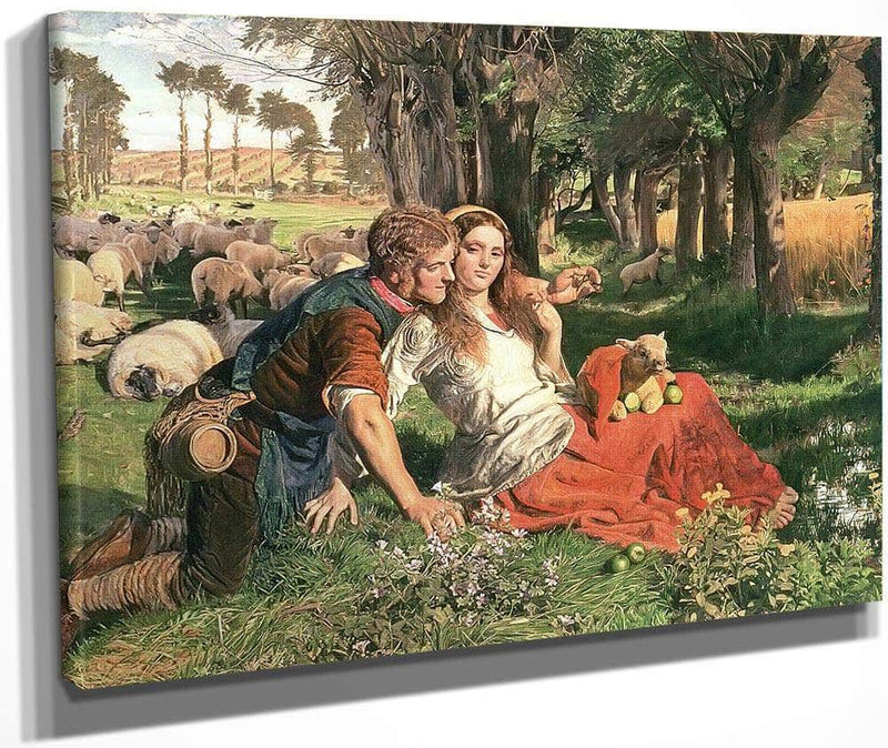 The Hireling Sheperd By William Holman Hunt Fine Art Print
