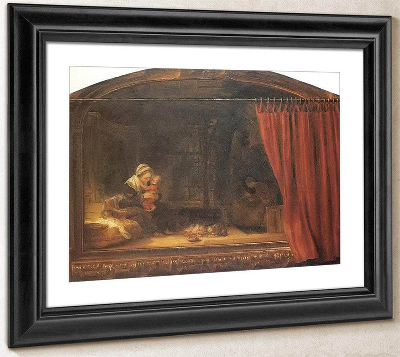 The Holy Family,1646 By Rembrandt Fine Art Print