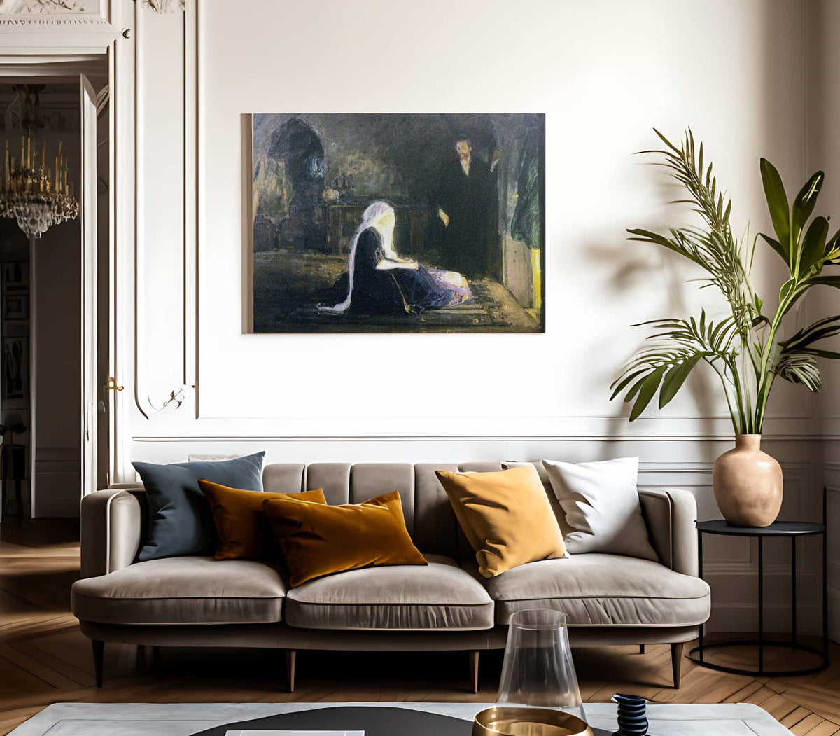 The Holy Family By Henry Ossawa Tanner Fine Art Print