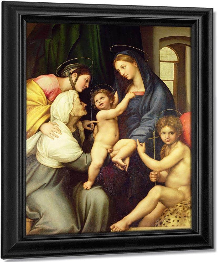 The Holy Family By Raphael Fine Art Print